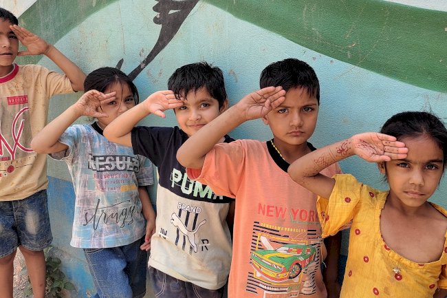 कब बुलबुल,गाइड विंग,पहला कदम फाउंडेशन ने किया शहीदों को नमन 