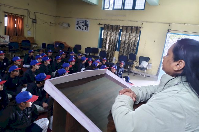 सात दिवसीय एन एस एस कैम्प मे मुख्य अतिथि के रूप मे जिला समन्वयक एफ एल एन राजेश वशिष्ठ ने शिरकत  की 