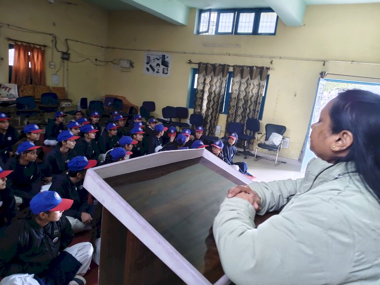 सात दिवसीय एन एस एस कैम्प मे मुख्य अतिथि के रूप मे जिला समन्वयक एफ एल एन राजेश वशिष्ठ ने शिरकत की